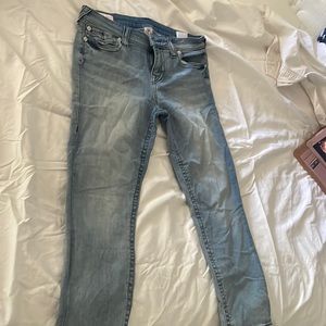 True Religion Halle Mid Rise capri